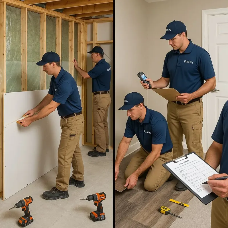 Repairs and Reconstruction process in Franklin Center, NJ