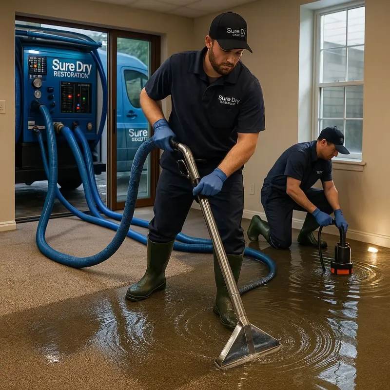 Water Extraction and Removal process in Franklin Center, NJ